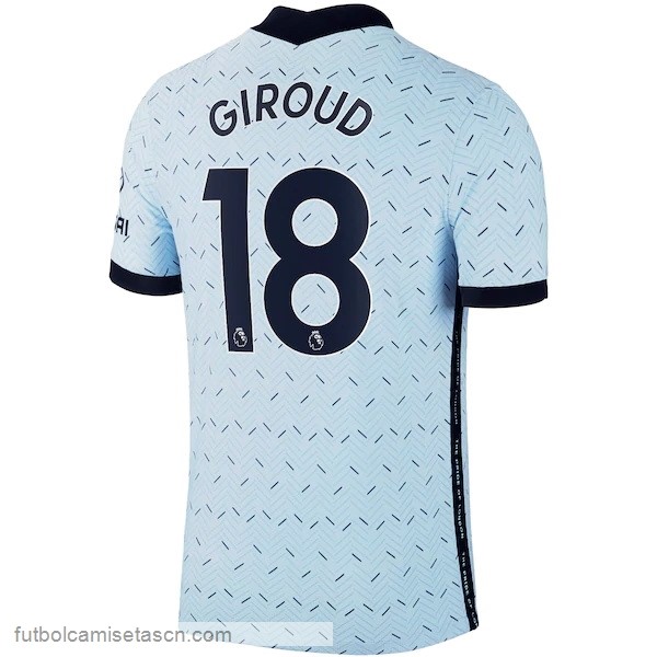 Camiseta Chelsea NO.18 Giroud 2ª 2020/21 Azul